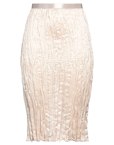 ACNE STUDIOS Midi skirt Beige 75% Viscose, 25% Silk