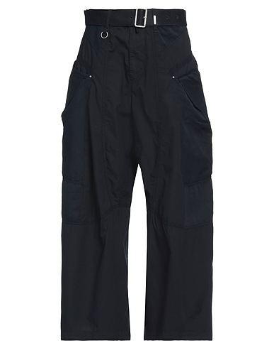 HIGH Pantalone Blu navy 100% Cotone, Lino