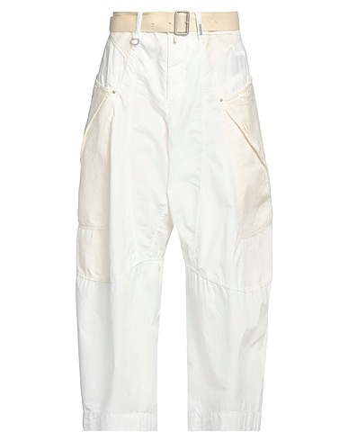 HIGH Casual trouser White 100% Cotton, Linen