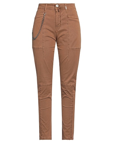 HIGH Pantalone Marrone 97% Cotone, 3% Elastan