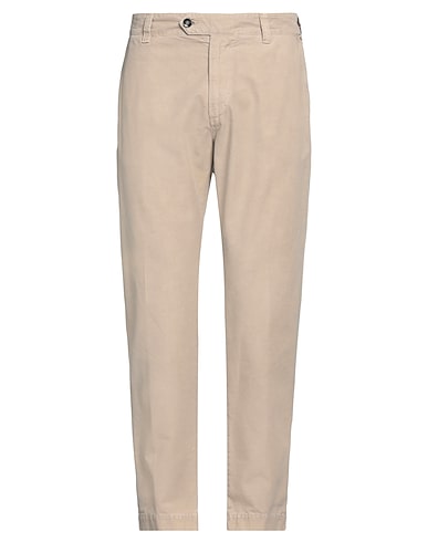 OFFICINA 36 Casual trouser Beige 97% Cotton, 3% Recycled cotton