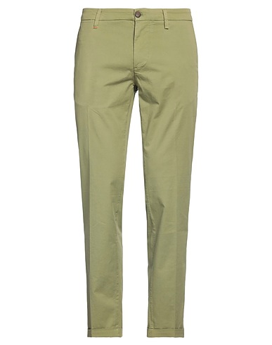 RE_HASH Chino Vert militaire 98% Coton, 2% Élasthanne