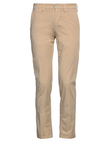 RE_HASH Casual trouser Beige 98% Cotton, 2% Elastane