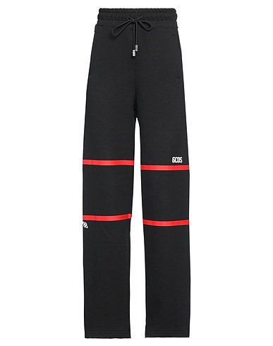 GCDS Pantalone Nero 100% Cotone