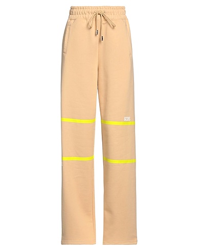 GCDS Pantalone Cammello 100% Cotone