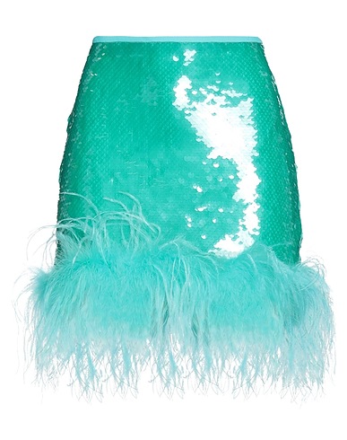 GIUSEPPE DI MORABITO Mini skirt 100% PES - Polyethersulfone, Ostrich feathers