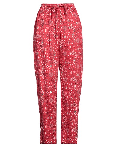 XíRENA Casual trouser Red 100% Cotton