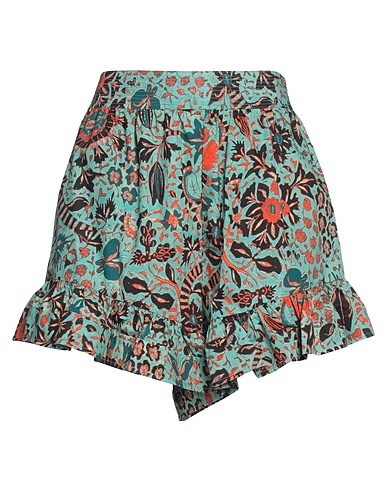 ULLA JOHNSON Shorts & Bermudas Tūrkis 100% Baumwolle