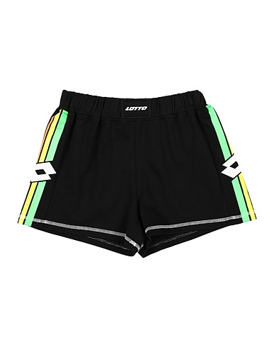LOTTO Shorts & Bermudas Schwarz 80% Baumwolle, 20% Polyester