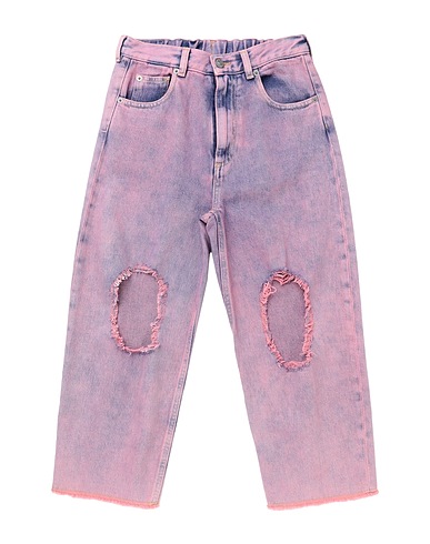 MM6 MAISON MARGIELA Pantaloni jeans Rosa 100% Cotone