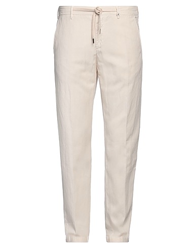 MYTHS Casual pants Off white 59% Lyocell, 23% Linen, 18% Cotton
