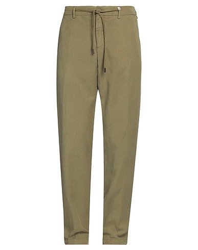 MYTHS Casual pants Military green 59% Lyocell, 23% Linen, 18% Cotton