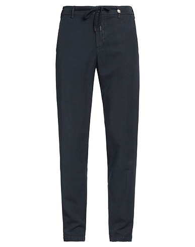 MYTHS Casual pants BLU NOTTE 59% Lyocell, 23% Linen, 18% Cotton