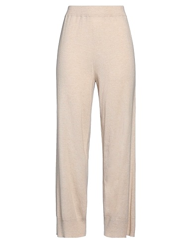 TWINSET Casual trouser Beige 35% Polyamide, 30% Wool, 22% Viscose, 8% Polyester, 5% Cashmere