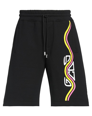 GCDS Shorts & Bermuda Black 100% Cotton