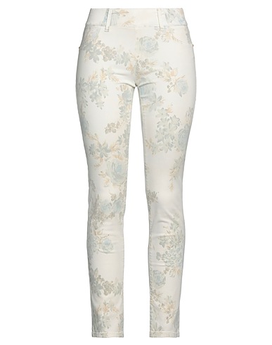 MARANI JEANS Casual trouser White 98% Cotton, 2% Elastane