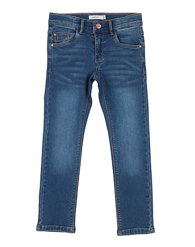 NAME IT® Jeans Blau 64% Baumwolle, 34% Polyester, 2% Elastan