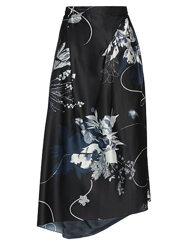 HIGH Midi skirt TECH Black 100% Polyester