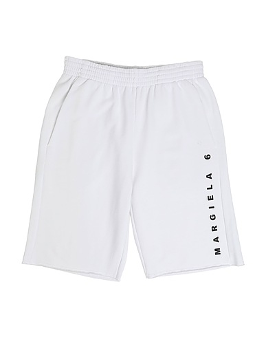 MM6 MAISON MARGIELA Shorts & Bermuda BIANCO 100% Cotton