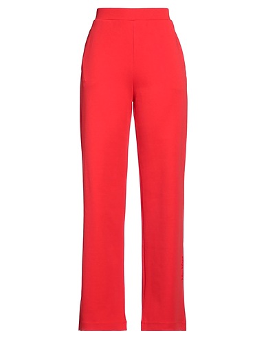 'S MAX MARA Casual trouser Tomato red 78% Cotton, 22% Polyester