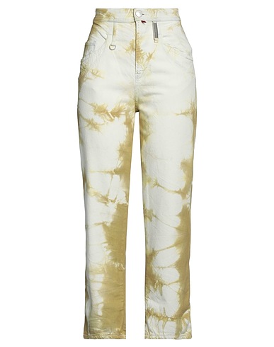 HIGH Pantaloni jeans Verde salvia 100% Cotone