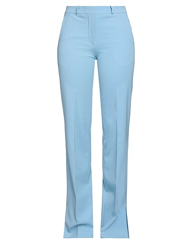 DEL CORE Hosen Himmelblau 53% Polyester, 43% Schurwolle, 4% Elastan, Baumwolle