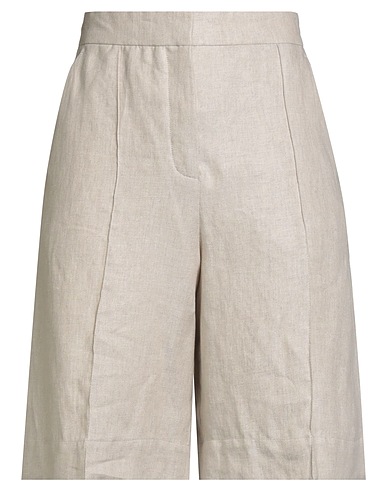 AGNONA Shorts & Bermuda Light grey 100% Linen