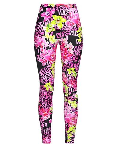 VERSACE Leggings Fuchsia 78% Polyamide, 22% Elastane
