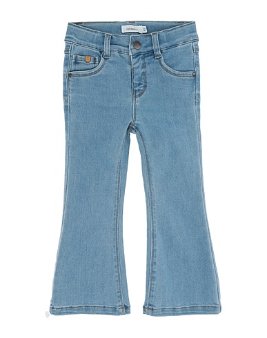 LIL' ATELIER Pantaloni jeans Blu 61% Cotone organico, 34% Poliestere, 3% Viscosa, 2% Elastan