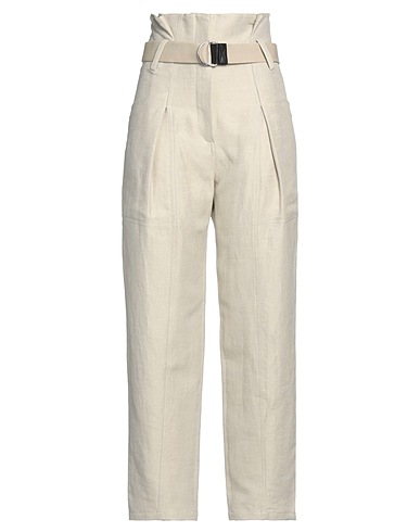 IRO Casual trouser Beige 53% Cotton, 47% Linen