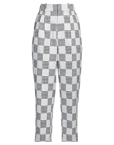 KENZO Casual trouser White 63% Cotton, 26% Polyamide, 7% Acrylic, 4% Other Fibres