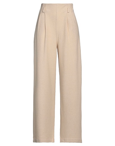 BRUNO MANETTI Casual trouser Beige 100% Wool