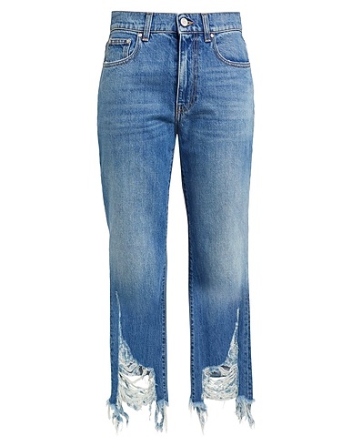 STELLA McCARTNEY Denim trousers Blue 100% Cotton
