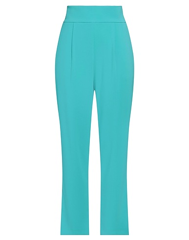PINKO Casual trouser Green 98% Polyester, 2% Elastane