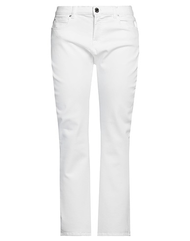 PINKO Casual trouser DENIM White 43% Cotton, 30% Viscose, 20% Lyocell, 5% Elastomultiester, 2% Elastane