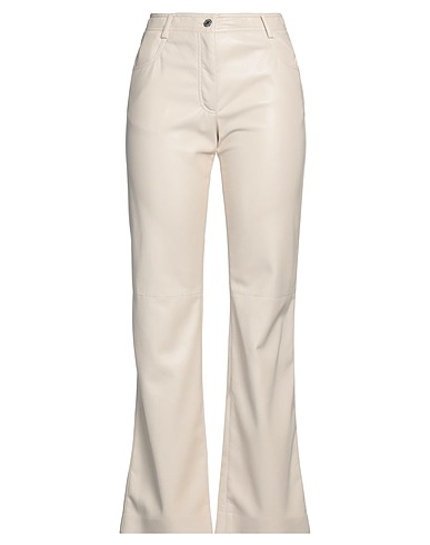 MSGM Casual trouser Off white 100% Polyester