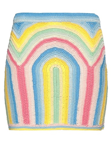 CASABLANCA Mini skirt Pastel blue 100% Cotton