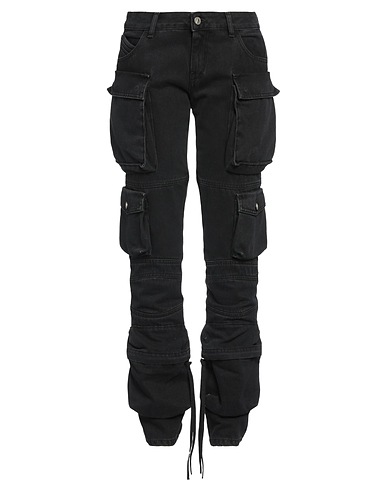 THE ATTICO Denim pants Black 100% Cotton