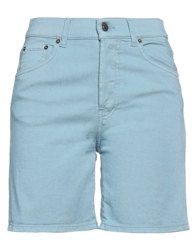 DONDUP Denim shorts Sky blue 92% Cotton, 6% Elastomultiester, 2% Elastane
