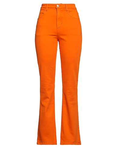 MARNI Denim pants Orange 97% Cotton, 3% Elastane