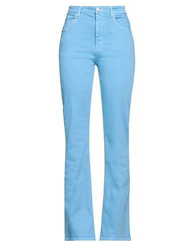 MARNI Denim trousers Azure 97% Cotton, 3% Elastane