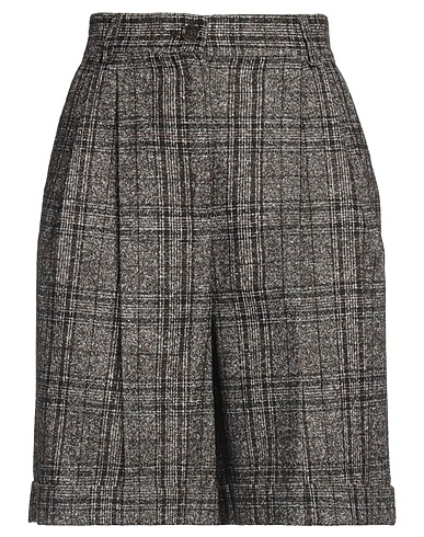DOLCE&GABBANA Shorts & Bermuda Brown 39% Alpaca wool, 33% Cotton, 28% Polyamide