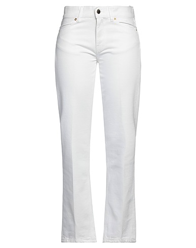 SHE'S Denim pants White 100% Cotton