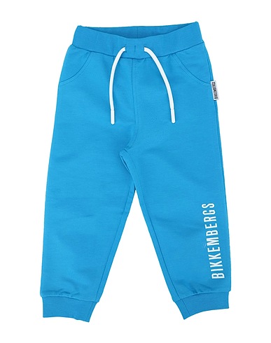 BIKKEMBERGS Casual trouser Azure 95% Cotton, 5% Elastane