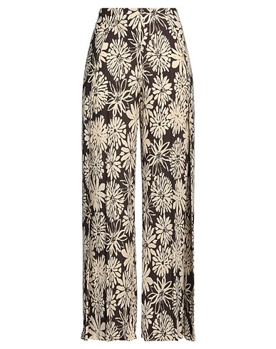 LIVIANA CONTI Casual trouser Dark brown 100% Viscose