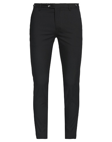 OFFICINA 36 パンツ ブラック コットン 71% / ナイロン 26% / ポリウレタン 3%
