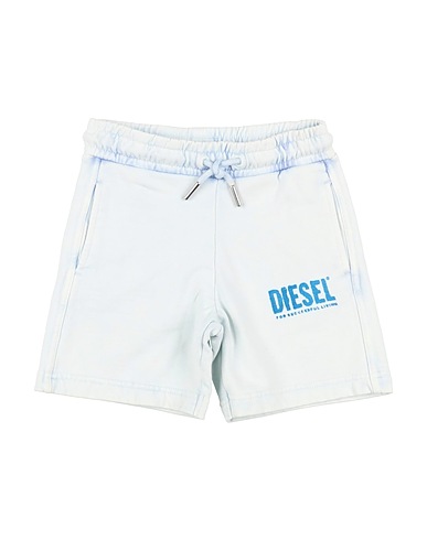DIESEL Shorts & Bermuda Sky blue 100% Cotton