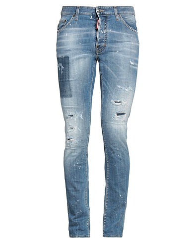 DSQUARED2 Denim pants Blue 99% Cotton, 1% Elastane