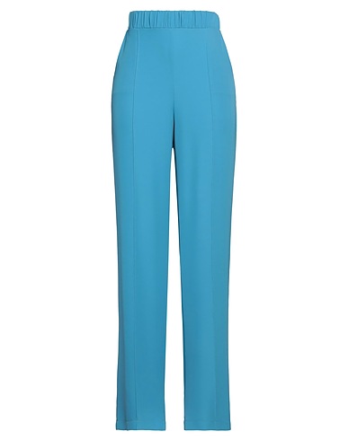 PATRIZIA PEPE Casual trouser Light blue 95% Polyester, 5% Elastane
