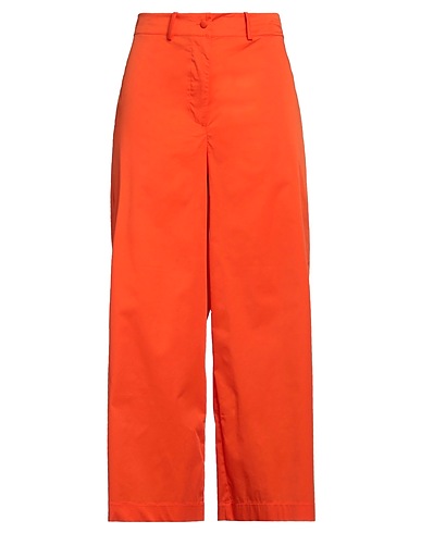 JIJIL Casual trouser Orange 66% Cotton, 31% Polyamide, 3% Elastane